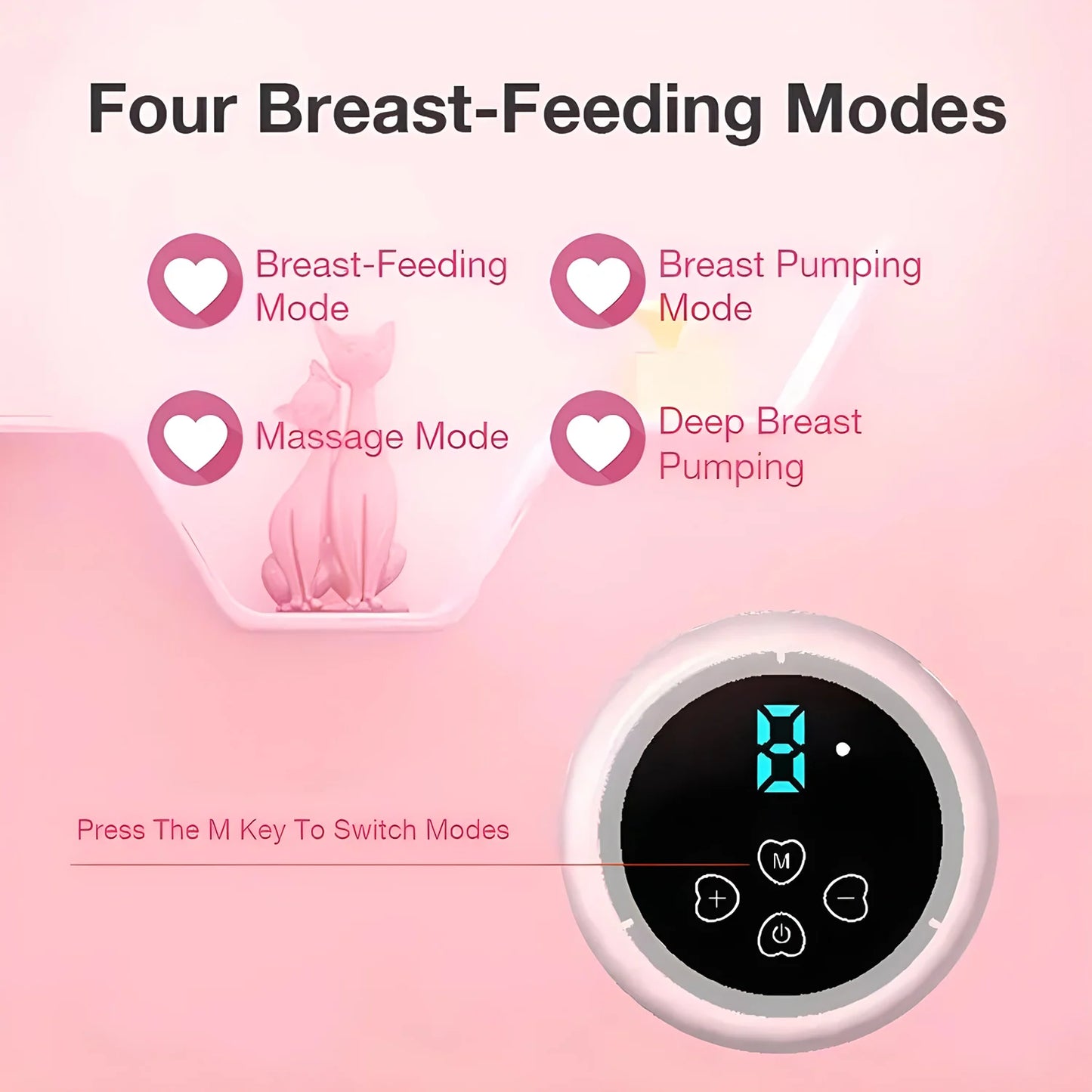 Electric Chargable Breast Pump Bunnito