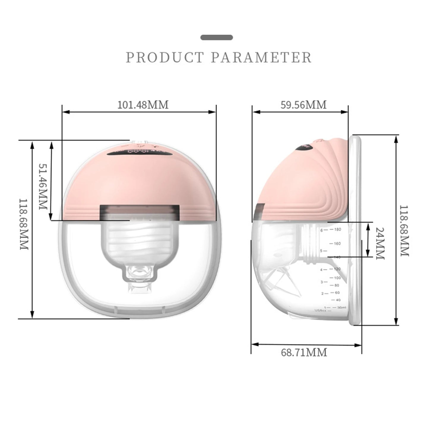 Wearable Electric Breast Pump Bunnito