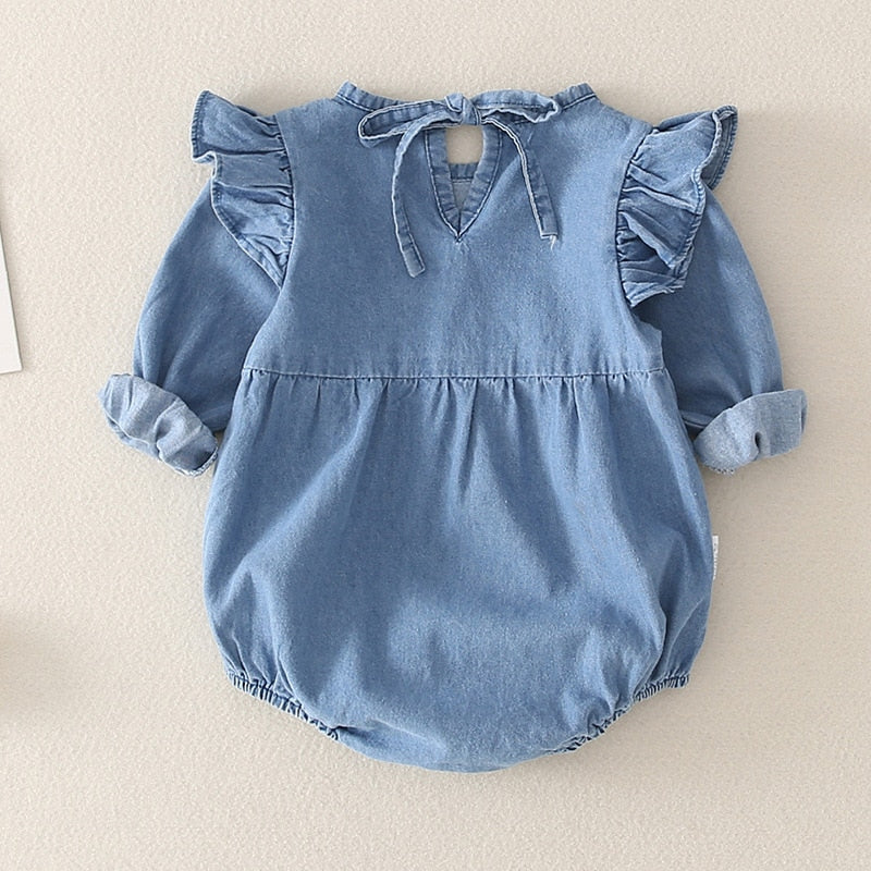 Finely Denim Romper Bunnito