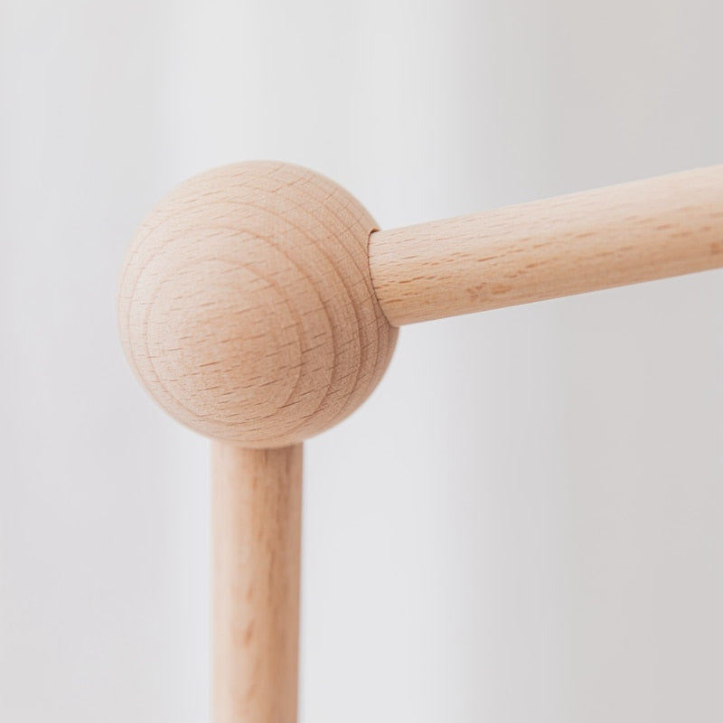 Handmade Wooden Baby Mobile Holder Bunnito