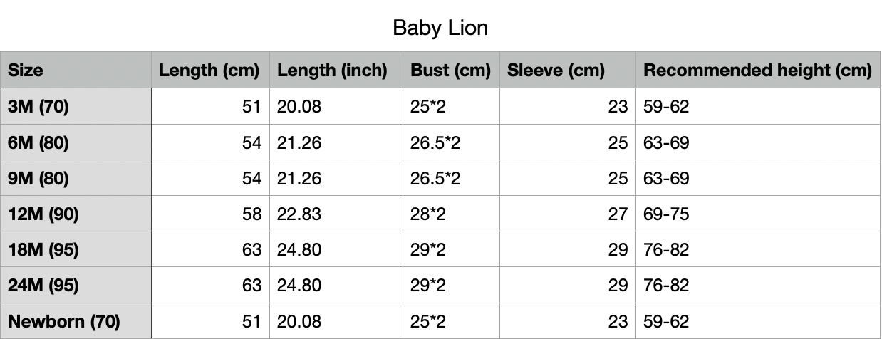 Lion Baby Bunnito