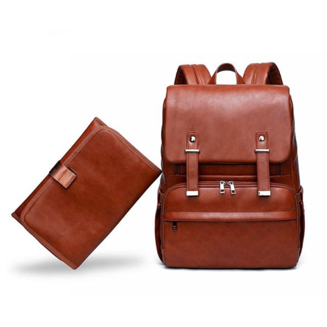 diaper backpack vegan leather Vegan Leather Diaper Backpack – Bunnito