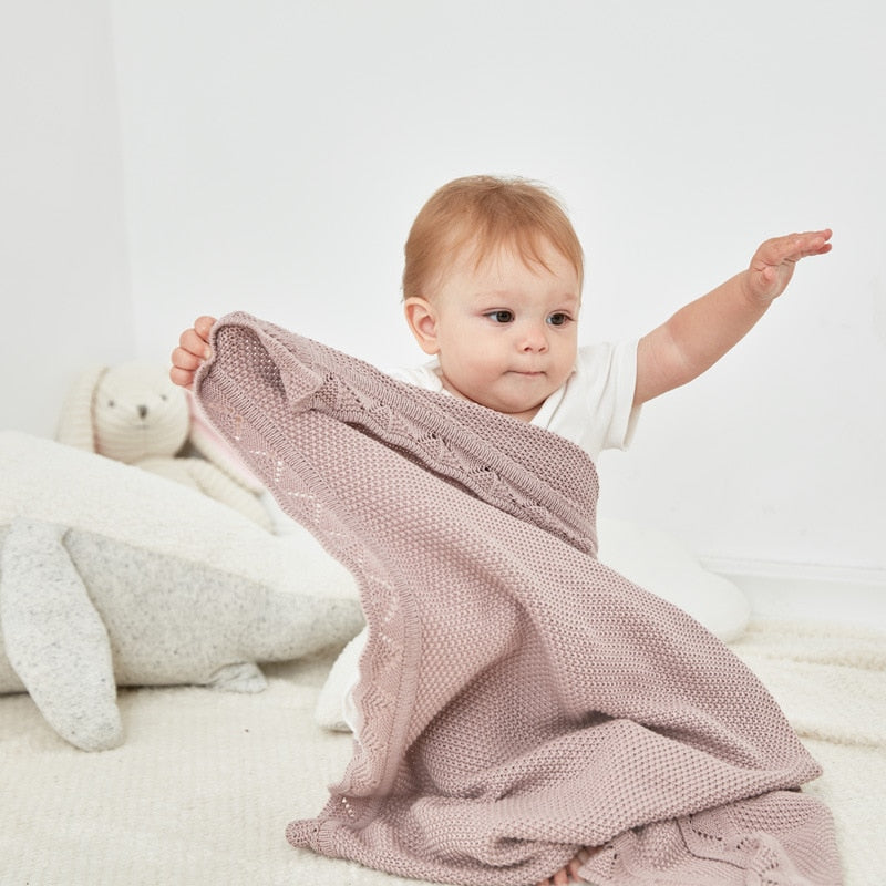 Knitted Cotton Blanket Bunnito