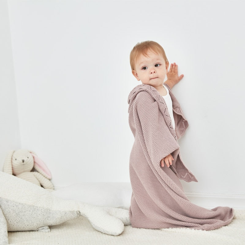Knitted Cotton Blanket Bunnito