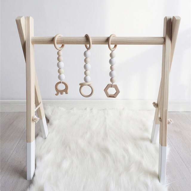 Nordic Wooden Baby Gym Bunnito