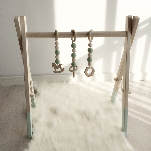 Nordic Wooden Baby Gym Bunnito
