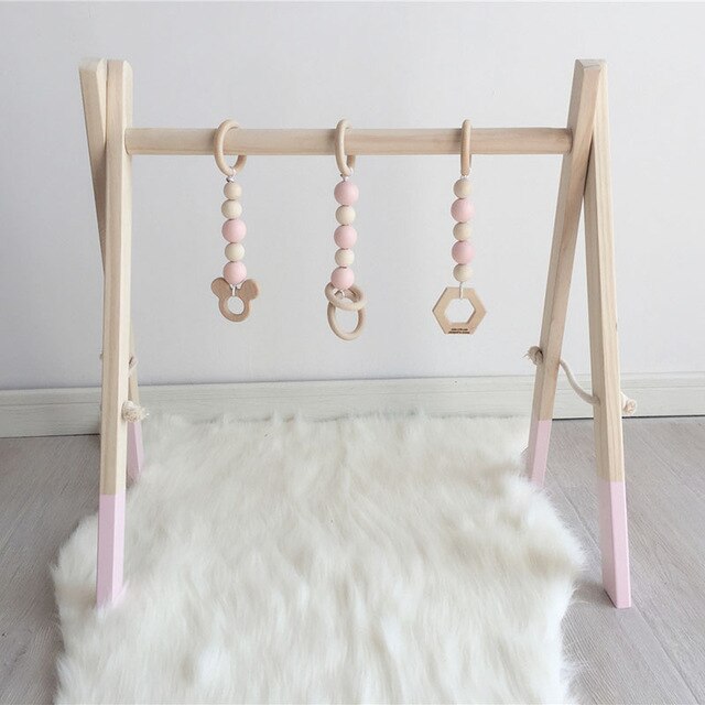 Nordic Wooden Baby Gym Bunnito