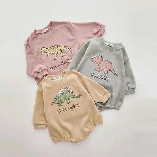 Dream Cream Dino Romper Bunnito