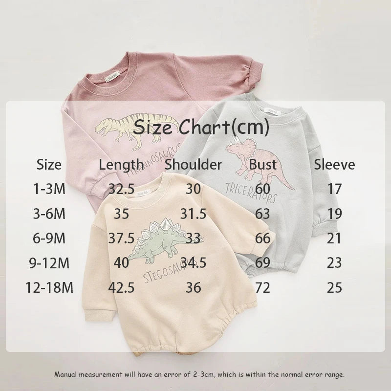 Dream Cream Dino Romper Bunnito