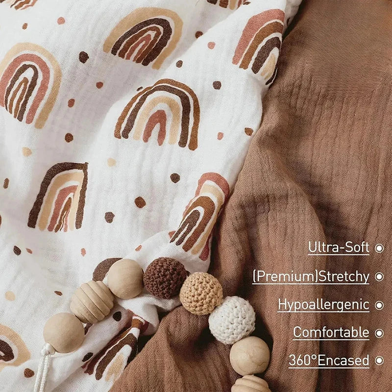 2-Pack Muslin Baby Nest Cover Bunnito