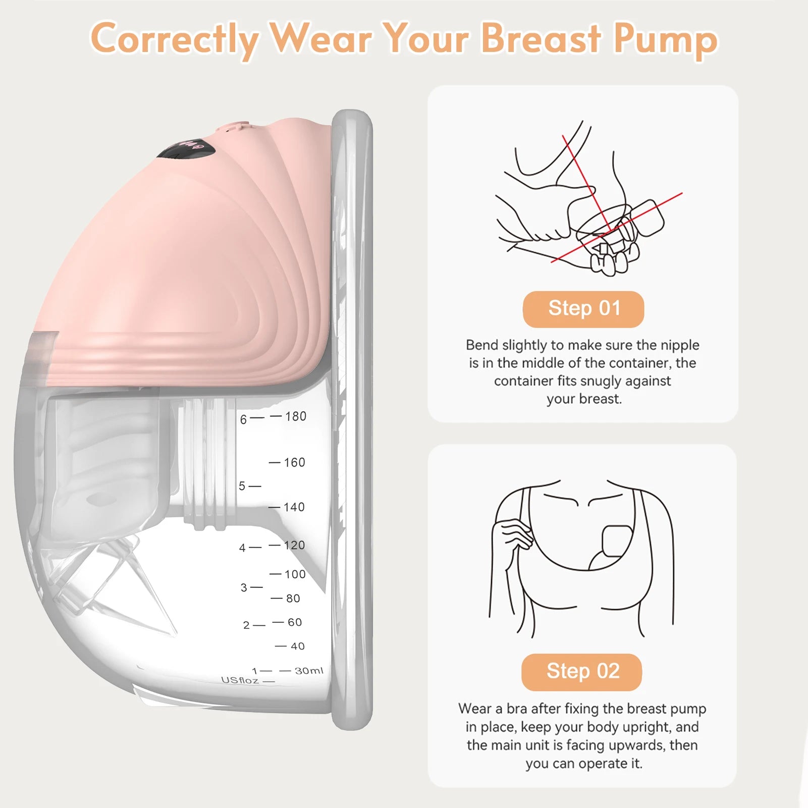 Wearable Electric Breast Pump Bunnito