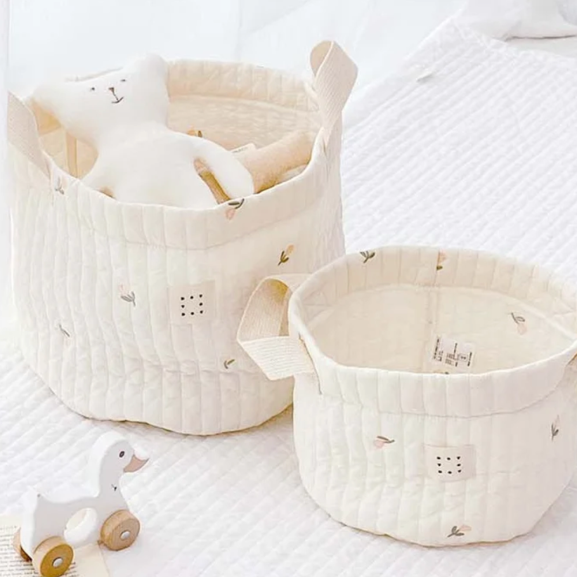 Luxe Toy Storage Basket - Maple Acorn Bunnito