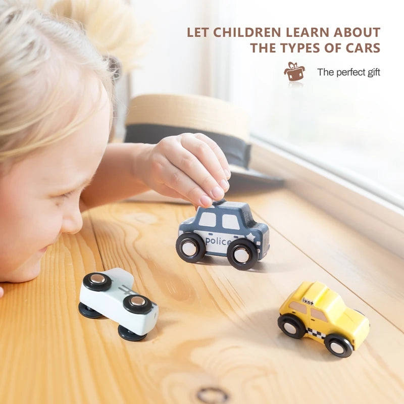 Wooden Cars Puzzle Bunnito