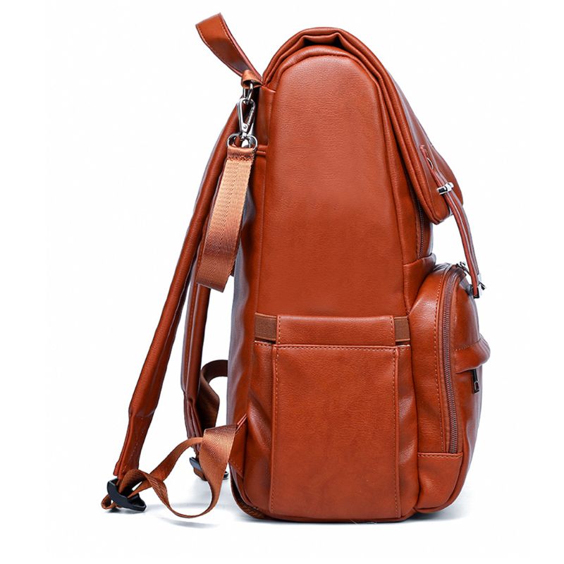 Vegan Leather Diaper Backpack Bunnito