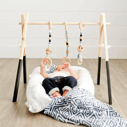Nordic Wooden Baby Gym Bunnito